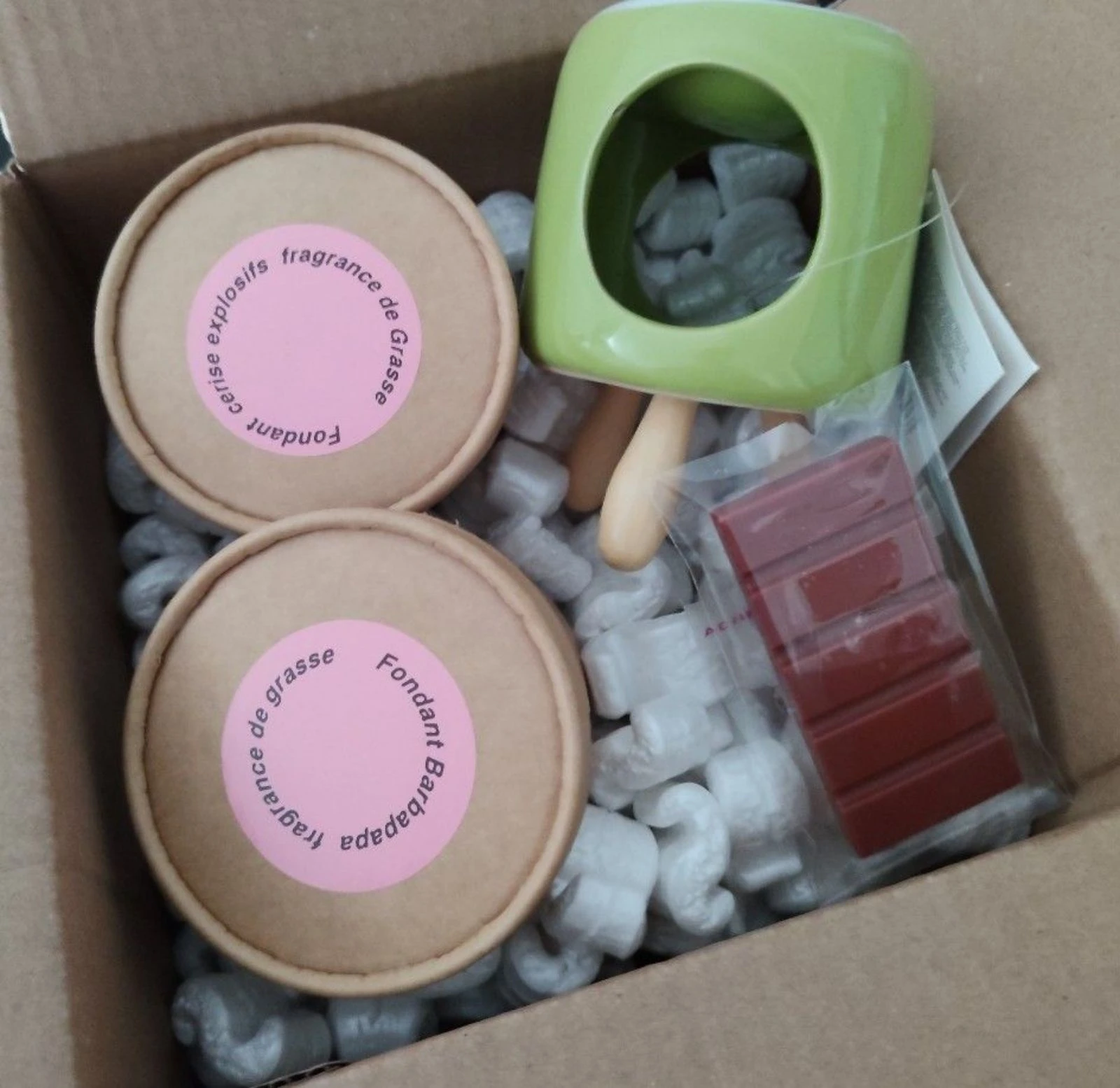 Box fondant parfumé 